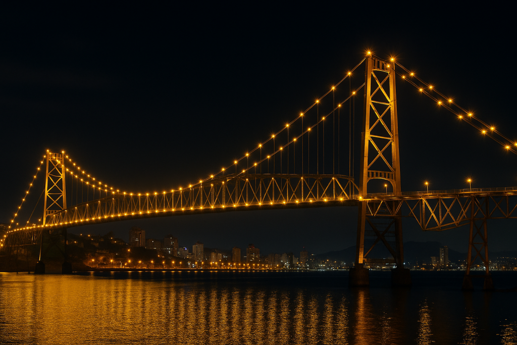 Ponte Hercílio Luz em Floripa Ponte Hercílio Luz em Floripa