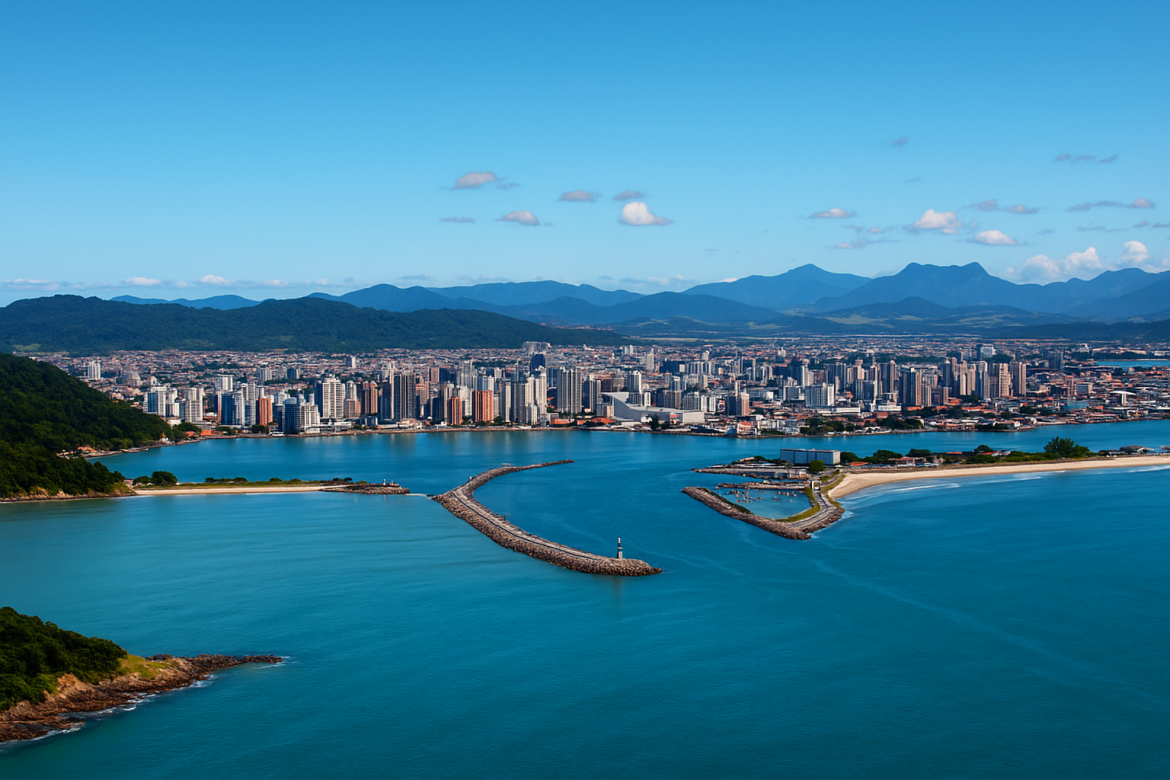 vista de itajaí, SC
