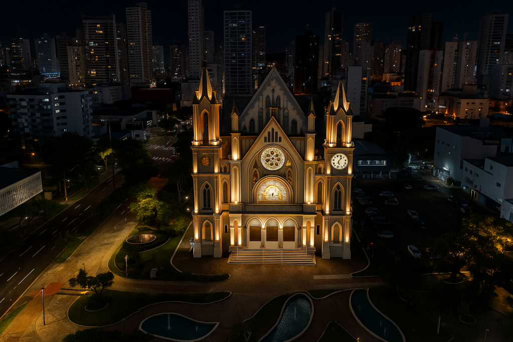 Igreja no centro de Itajaí Igreja no centro de Itajaí